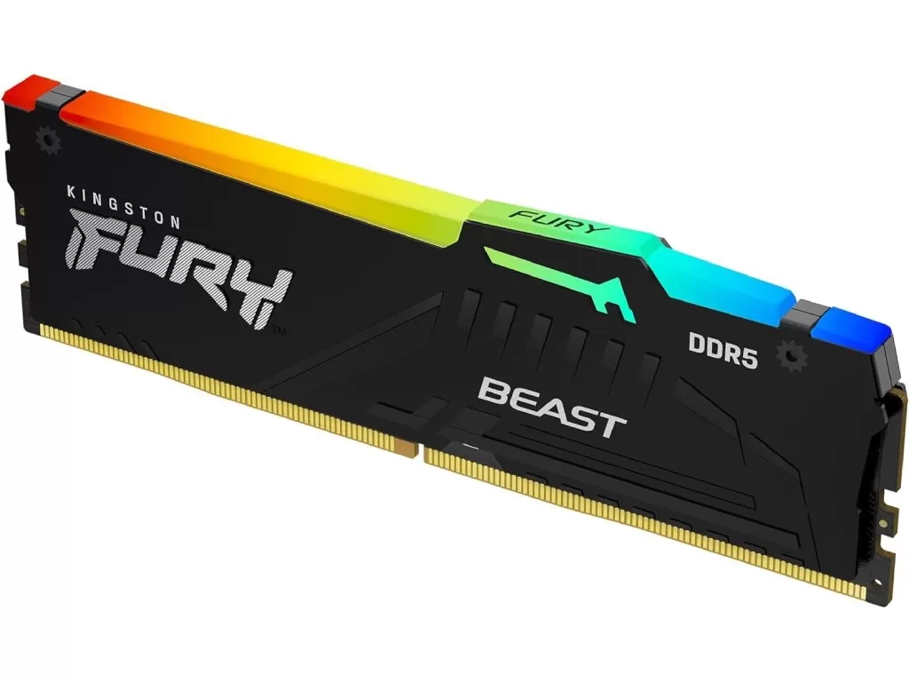 KINGSTON FURY Beast RGB 32GB DDR5 6000MT/s, 1.4V, CL30, INTEL XMP 3.0, AMD EXPO