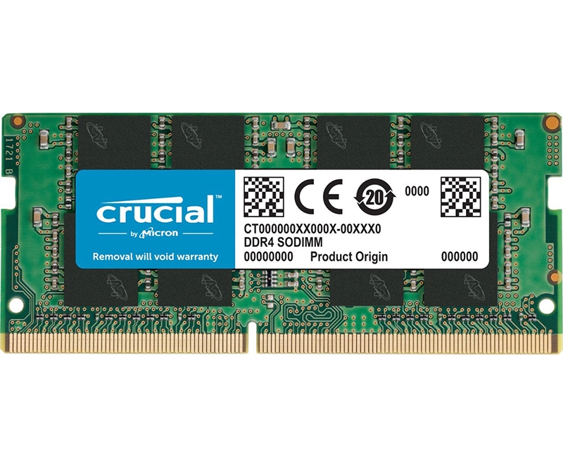 CRUCIAL SODIMM DDR4 8GB 3200MHz CL22 CT8G4SFS83A