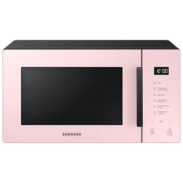 Samsung MS23T5018AP/EE mikrotalasna pećnica, touch, zapremina: 23l, 1150W, 6 nivoa snage, pink boja