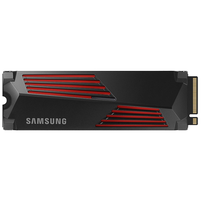 SAMSUNG M.2 SSD 1TB 990 PRO Heatsink, PCI-E 4.0 NVMe 2.0, Read Up to 7450 MB/s,Write Up to 6900 MB/s
