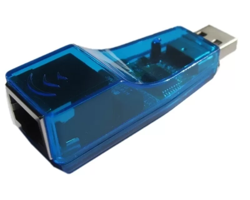 FAST ASIA Adapter USB tip A (M) - RJ-45 (F) + CD plavi JP108