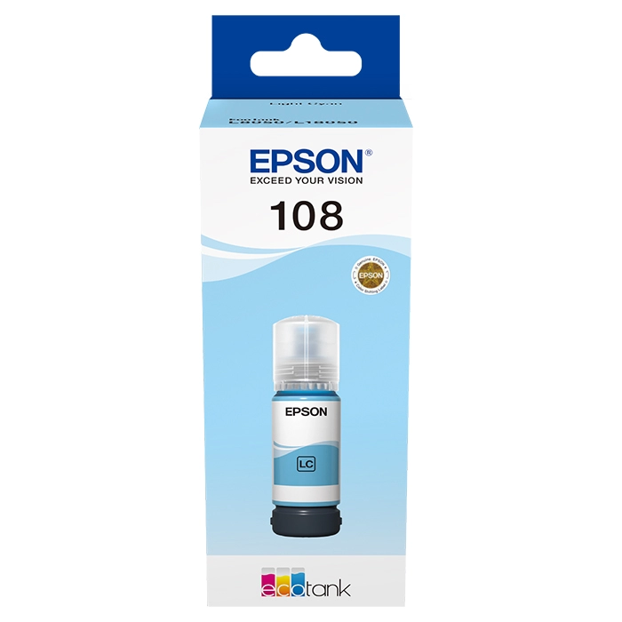EPSON 108 Light cyan mastilo