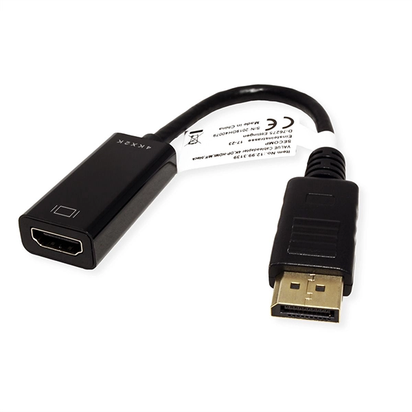 Secomp Cableadapter, v1.2, DP M - HDMI F 0.15m
