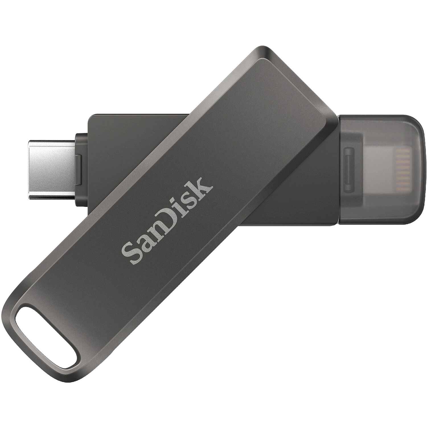 SanDisk iXpand Flash Drive Luxe 128GB - USB-C + Lightning - for iPhone, iPad, Mac, Android devices
