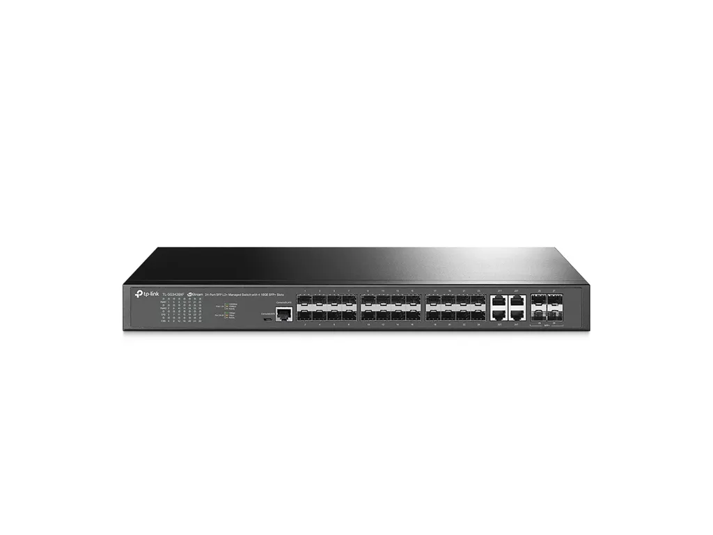 TP-LINK TL-SG3428XF JetStream 24-Port SFP L2+ Managed Switch with 4 10GE SFP+ Slots