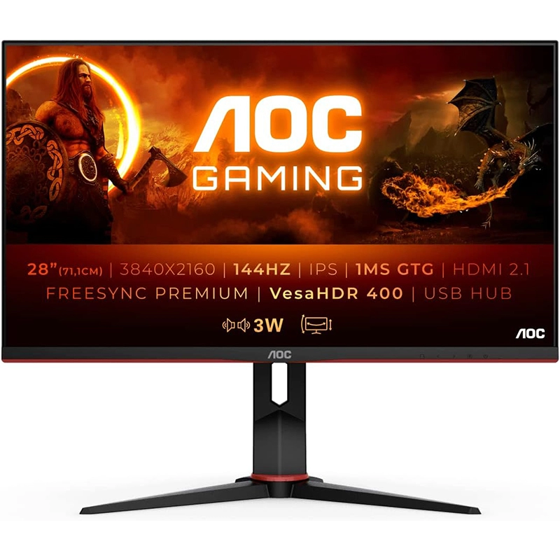 AOC Gaming IPS 4K Monitor U28G2XU2, 28