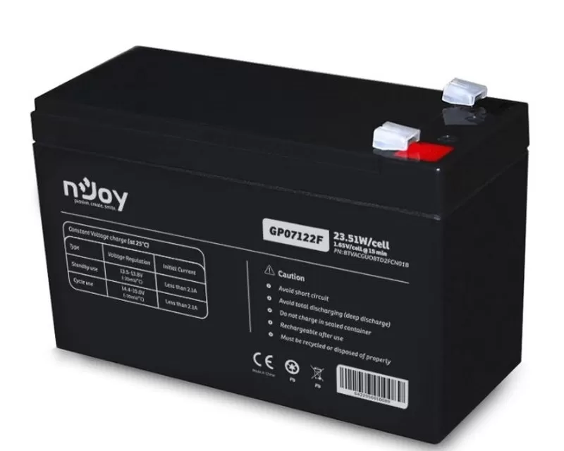 NJOY GP07122F baterija za UPS 12V 23.51W (BTVACGUOBTD2F