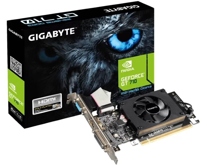 nVidia GeForce GT 710 GIGABYTE  GV-N710D3-2GL rev 