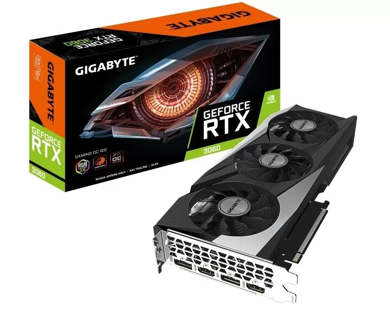 GIGABYTE nVidia GeForce RTX 3060 GAMING OC 12GB