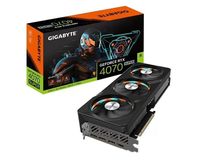 GIGABYTE nVidia GeForce RTX 4070 SUPER GAMING 12GB GV-N407S