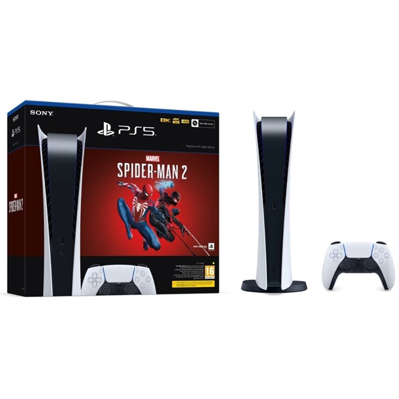 PlayStation 5 C chassis Digital Edition + Marvel's Spider-Man 2 VCH