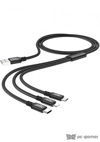 Moye 3in1 Data Cable, Dužina: 1m