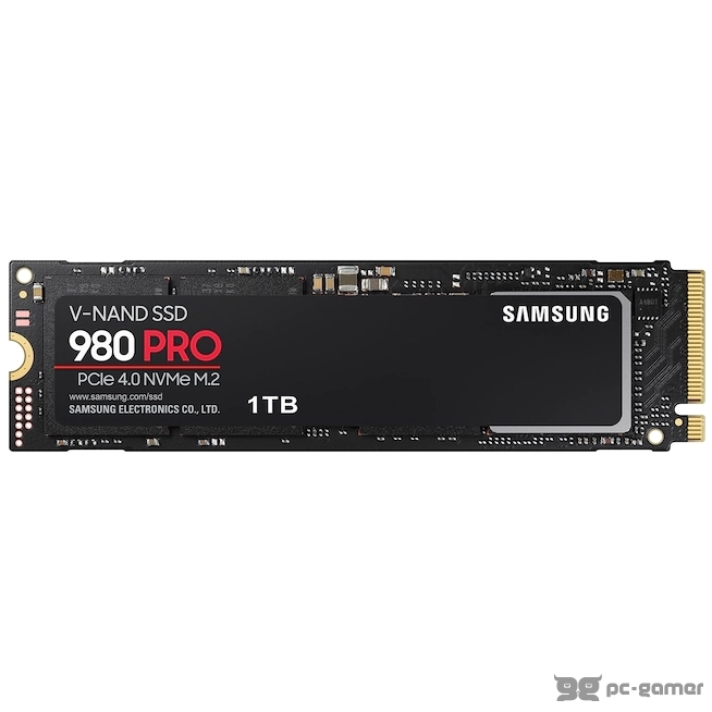 Samsung SSD 1TB M.2 NVMe PCIe Gen4 x4 980 PRO (r/w