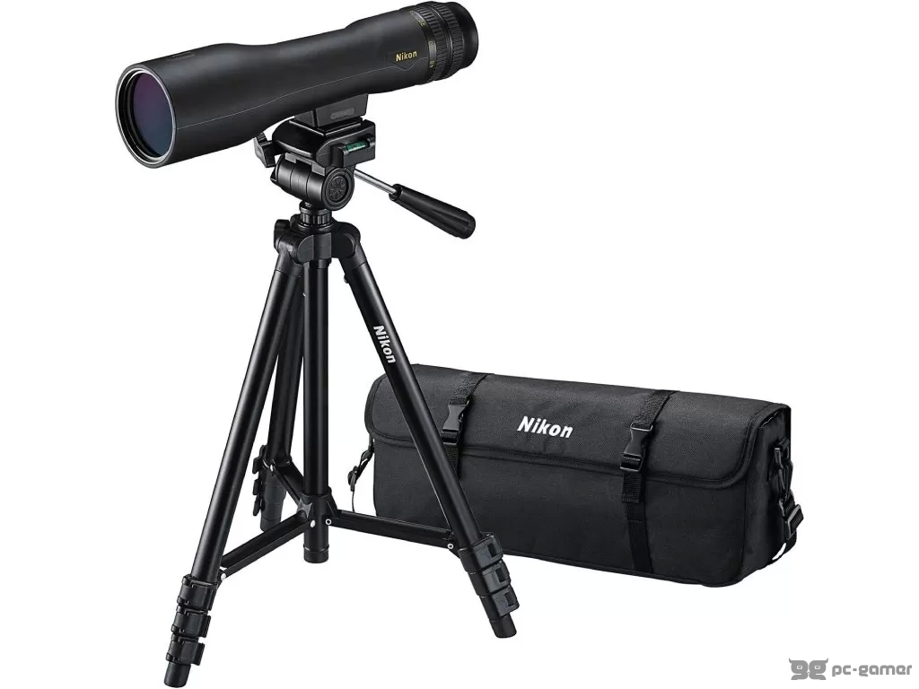 NIKON PROSTAFF 3 Fieldscope 16-48x60mm Outfit Compact Tripod and Carry Case