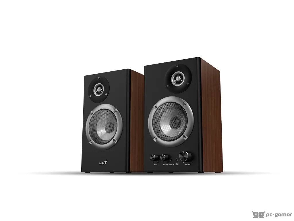 GENIUS SP-HF1200B Speakers, Total power output 36 W, Wood, Type-C to 3.5mm audio x1, 3.5 mm audio
