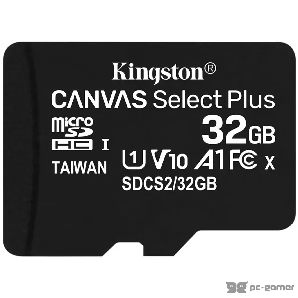 Kingston 32GB microSDHC + SD adapterom SDCS2/32GB