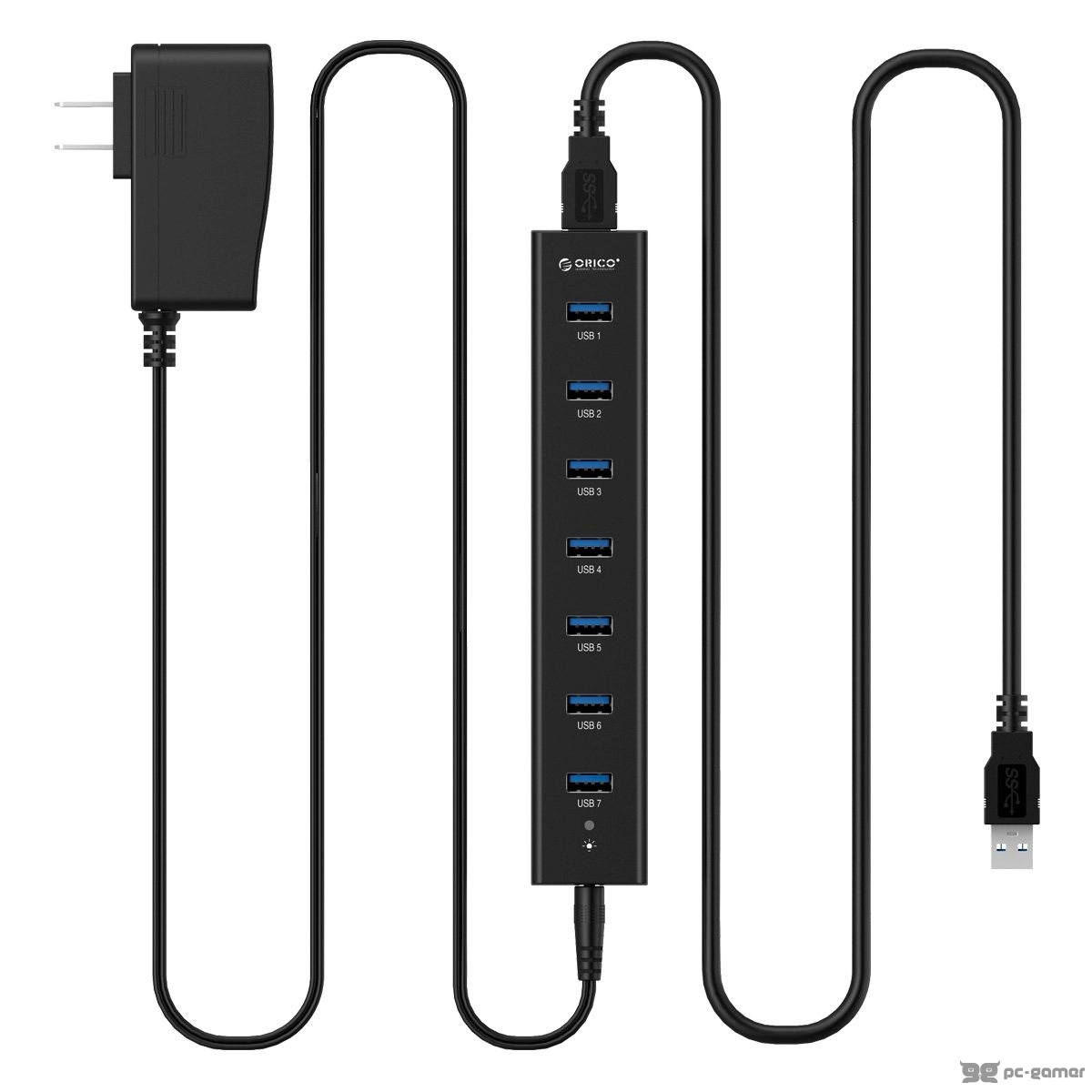 Orico 7-portni USB 3.0 hub crni (H7013-U3-V1-BK)