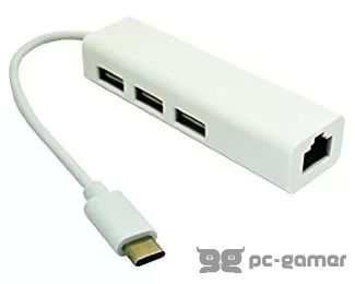 E-GREEN E-GREEN USB 3.1 tip C-HUB (3 port USB 2.0 + 1 port