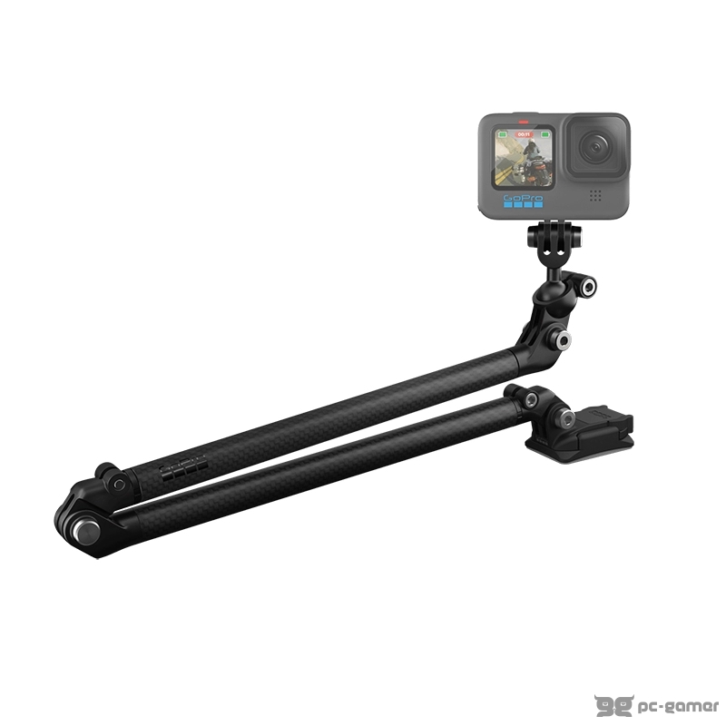 GoPro Boom + Adhesive Camera Mounts(Arm Extends from 10 to 21