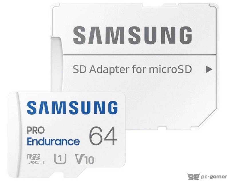 SAMSUNG  PRO Endurance MicroSDXC 64GB U3 + SD Adapter MB-MJ64KA