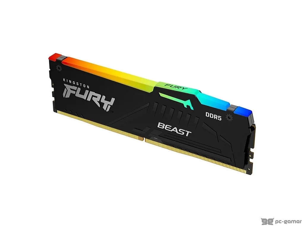 KINGSTON FURY Beast RGB 16GB DDR5 5600MT/s, 1.25V, CL36, EXPO, XMP