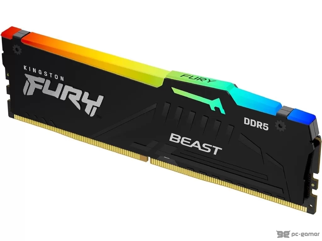 KINGSTON FURY Beast RGB 32GB DDR5 6000MT/s, 1.4V, CL30, INTEL XMP 3.0, AMD EXPO