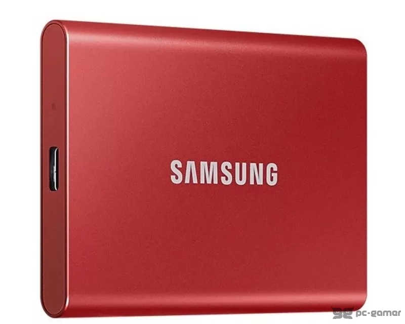 SAMSUNG Portable T7 500GB crveni eksterni SSD MU-PC500R