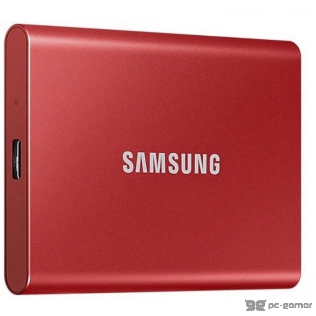 SAMSUNG Portable T7 2TB crveni eksterni SSD MU-PC2T0R