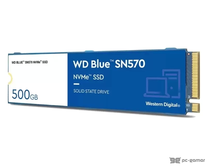 WD 500GB M.2 NVMe Gen3 WDS500G3B0C SN570 Blue