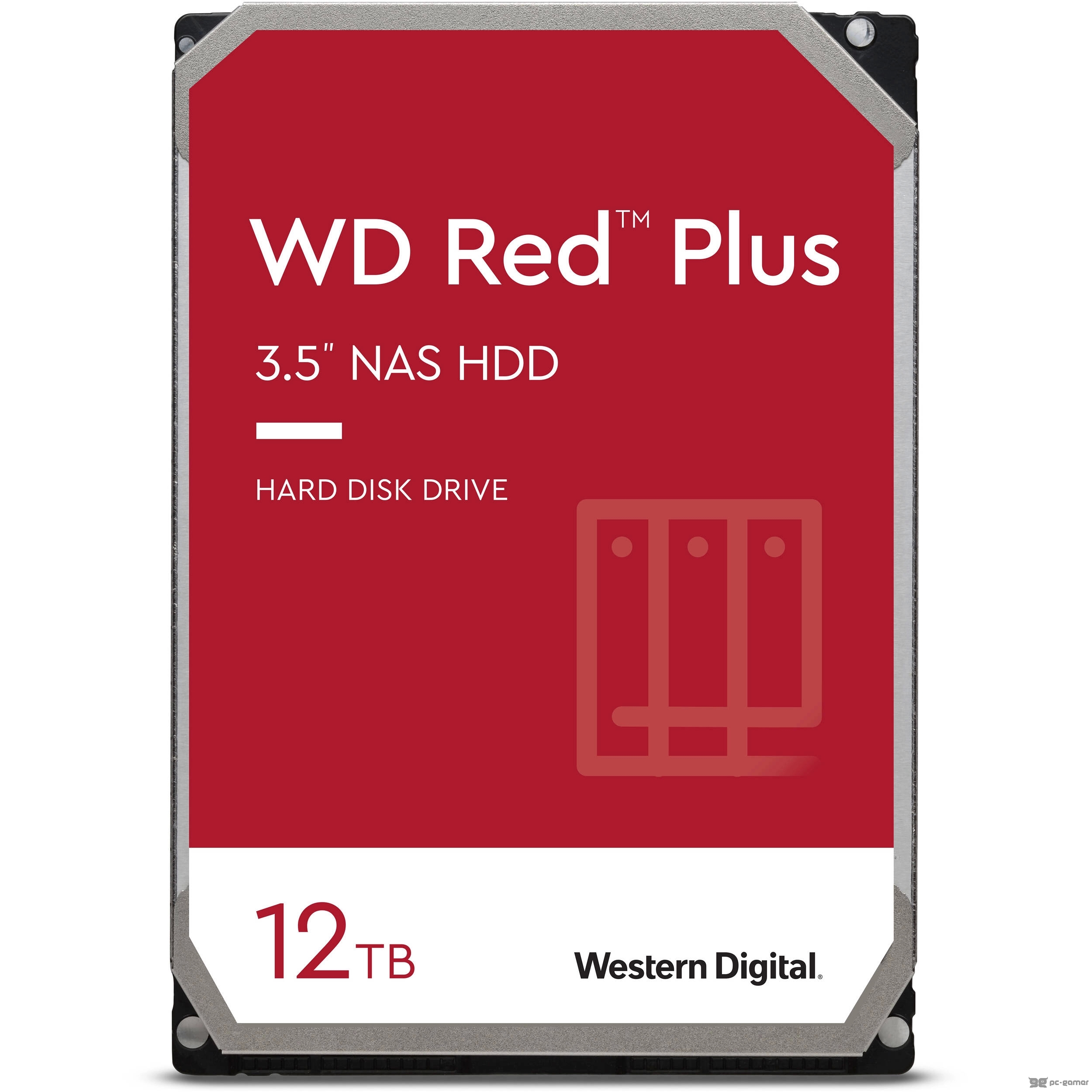 WD 12TB 3.5 SATA III 256MB 7200rpm WD120EFBX Red Plus NAS