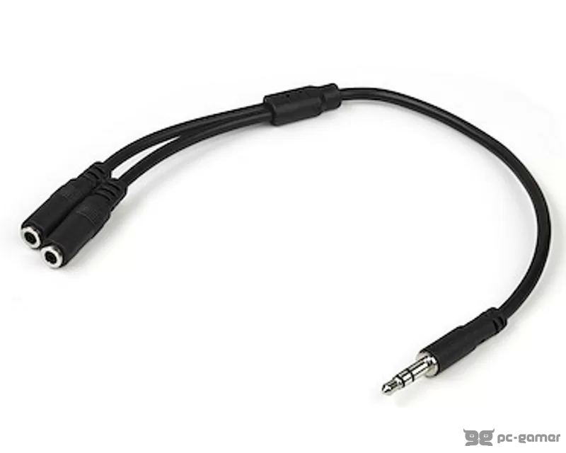 E-GREEN Adapter Audio 3.5mm stereo (M) - 2x 3.5mm stereo (