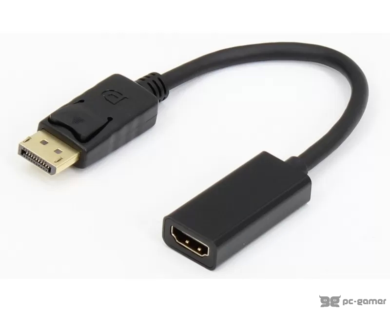 E-GREEN Adapter DisplayPort 1.4(M) - HDMI 2.0(F) kabl 20cm