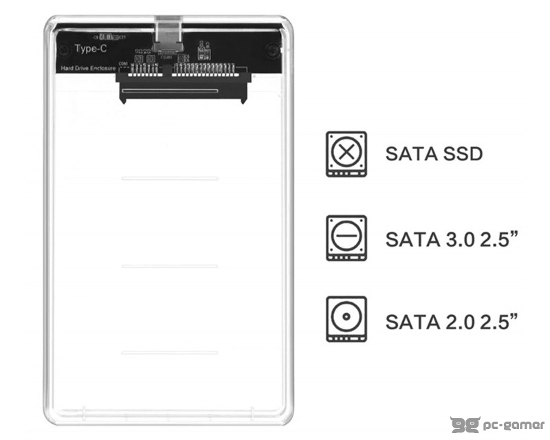 FAST ASIA Adapter TIP-C na SATA BOX (2,5 Incha)