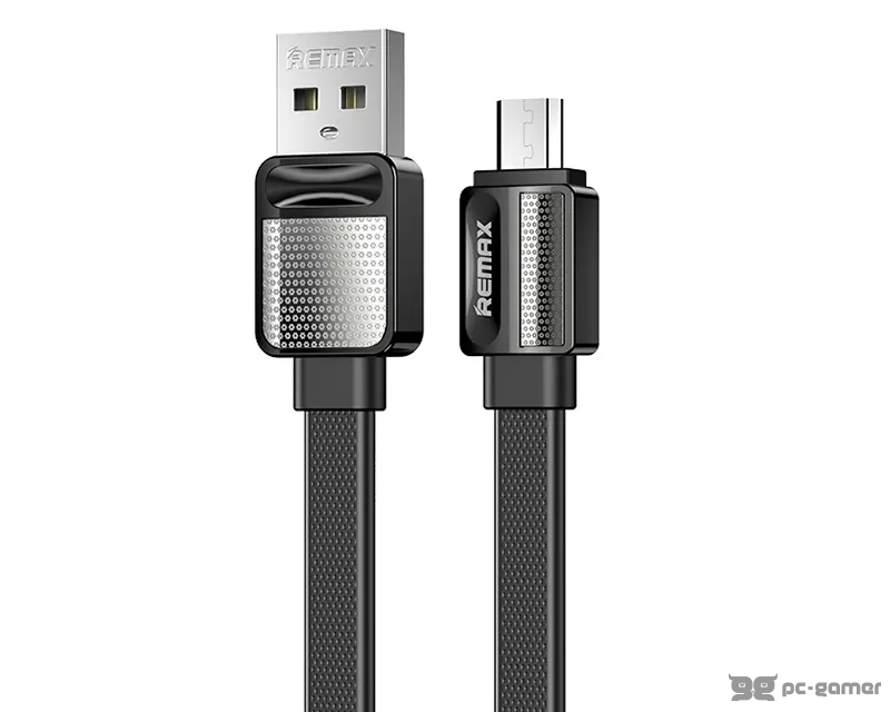 REMAX RC-154m Micro USB kabl platinum 2.4A 1m crni