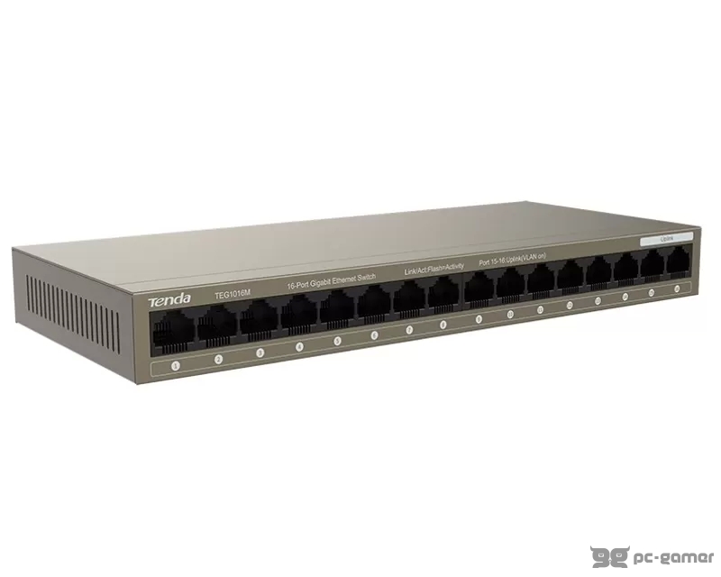 TENDA TEG1016M 16-Port Gigabit Ethernet Switch