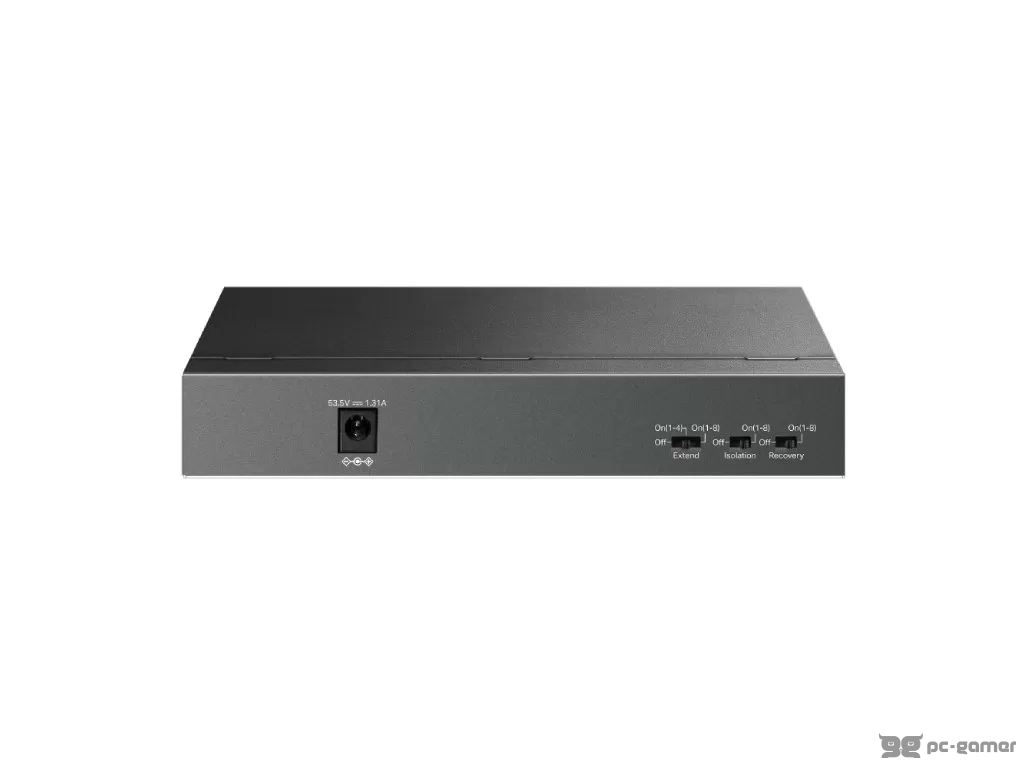 TP-LINK LS109P 9-Port 10/100Mbps Desktop Switch with 8-Port PoE+, 63 W PoE Budget, Up to 250 m