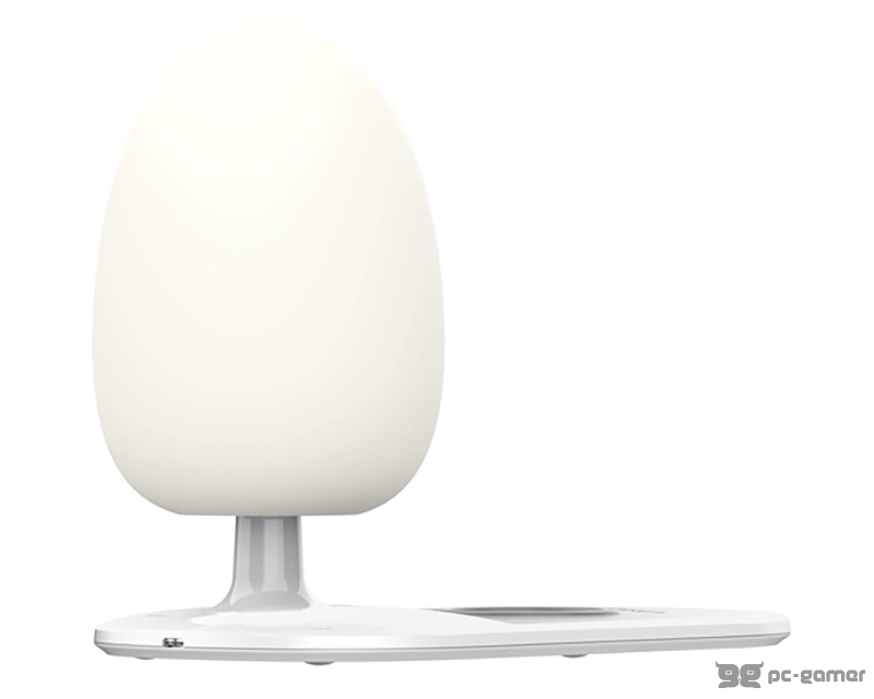LDNIO Y3 RGB Stona Lampa sa Wireless punjenjem bela