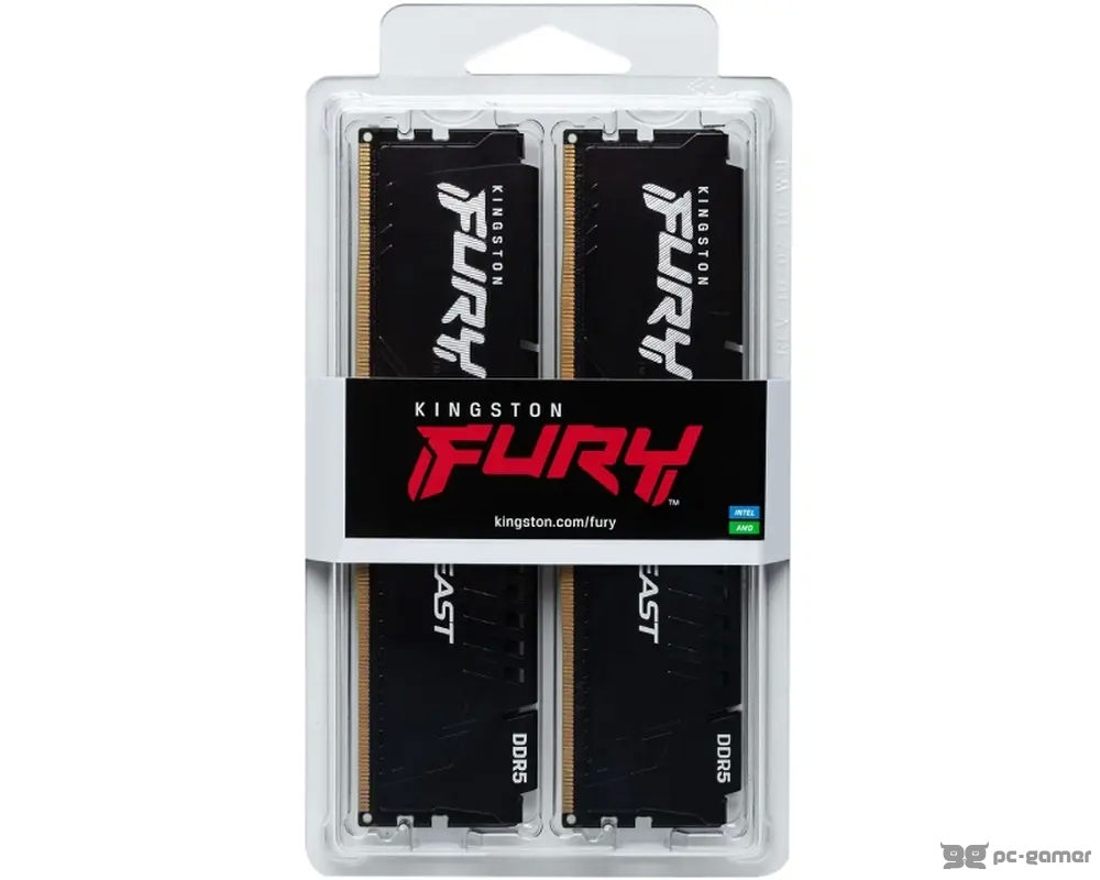 KINGSTON Fury Beast DDR5 64GB (2x32GB kit) 6000MT/s