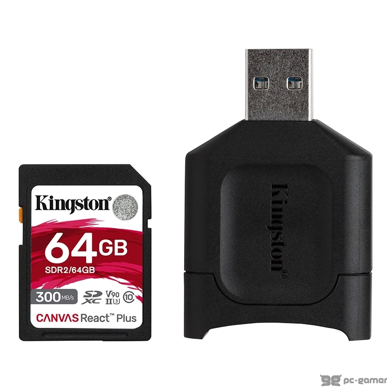 KINGSTON MobileLite Plus SD Card Reader, USB 3.2 Gen 1, UHS-II