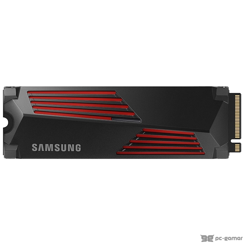 SAMSUNG M.2 SSD 1TB 990 PRO Heatsink, PCI-E 4.0 NVMe 2.0, Read Up to 7450 MB/s,Write Up to 6900 MB/s