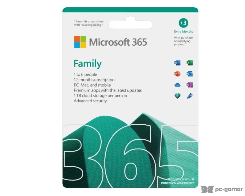 MICROSOFT Microsoft 365 Family 32bit/64bit (6GQ-01890)