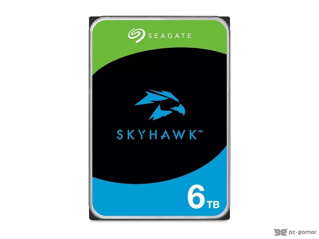 SEAGATE SkyHawk Surveillance 6TB, ST6000VX009, 256MB cache, SATA 6Gb/s, 5400 rpm, 180MB/s