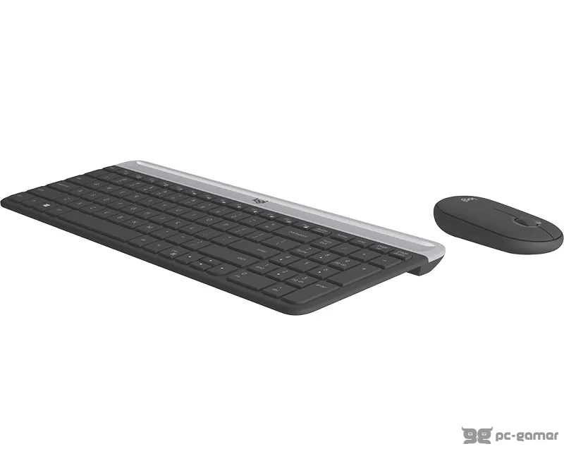 LOGITECH MK470 Wireless Desktop YU Graphite tastatura + mi
