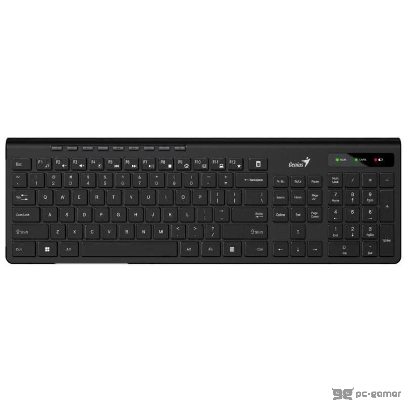 GENIUS SlimStar 7230 USB YU crna tastatura