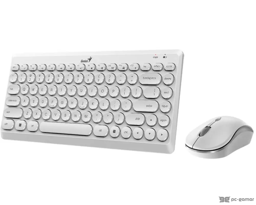 GENIUS LuxeMate Q8000 Wireless USB YU bela tastatura + mi