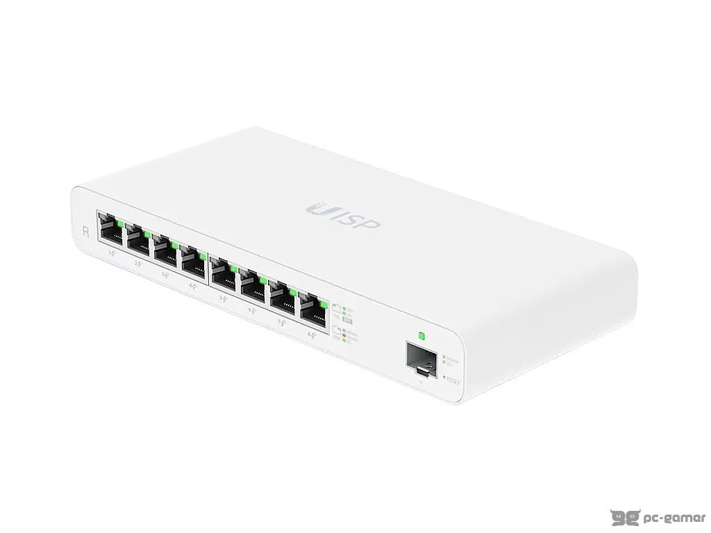 UBIQUITI ISP Gigabit PoE router for MicroPoP applications,1G SFP,8 GbE RJ45, 110W total PoE supply