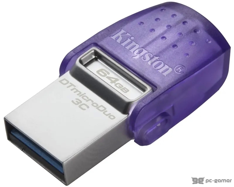 KINGSTON 64GB DataTraveler MicroDuo 3C USB 3.2 flash DTDUO3