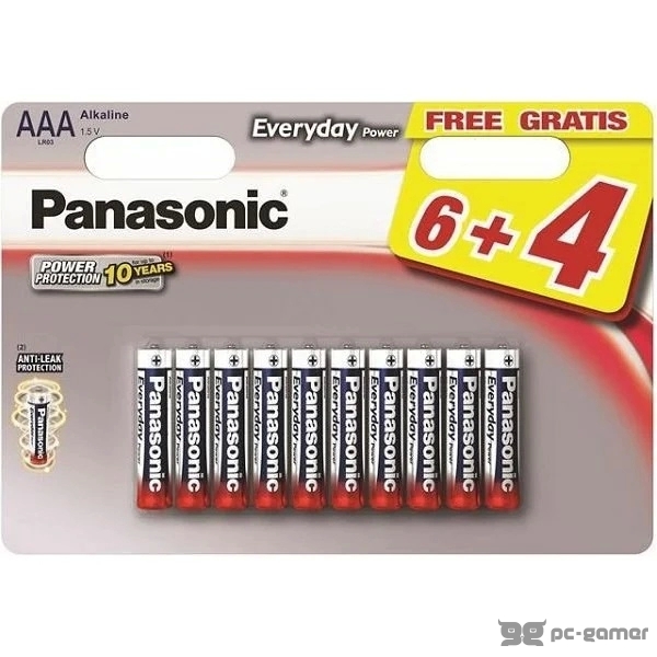 Panasonic LR03EPS/10BW 6+4F