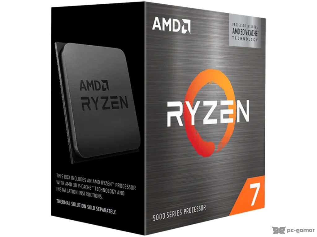 AMD Ryzen 7 5800X3D 3.4GHz (4.5GHz) 