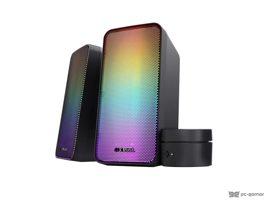 TRUST GXT 611 Wezz Illuminated 2.0 RGB speaker set, USB, 3.5 mm